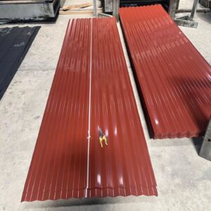 Corrugated mabati (per meter) red